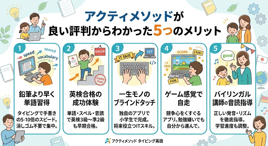 アクティメソッドの良い評判からわかったメリット