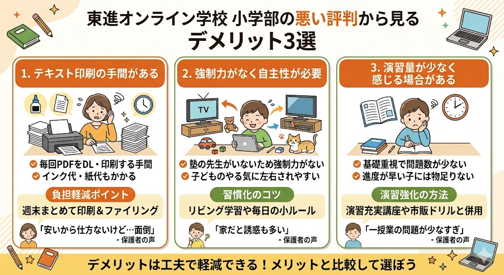 東進オンライン学校の悪い評判からわかったデメリット