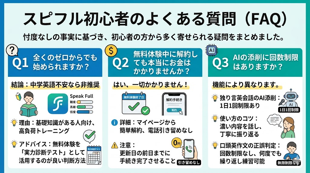 スピフル初心者のよくある質問(FAQ)